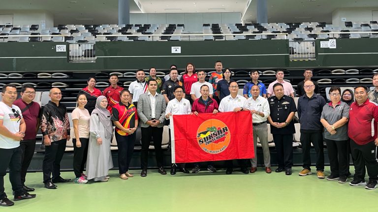 SUKSAR: Atlet berkampung di Desa Sanyan