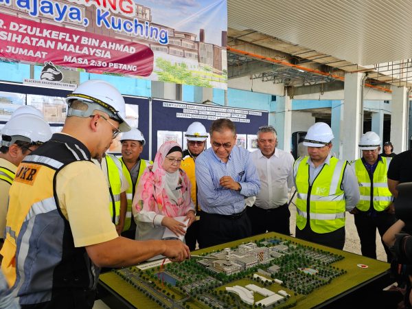 Kemajuan projek Hospital Petra Jaya capai 54.26 peratus