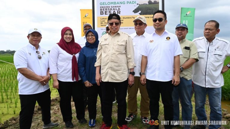 Sarawak salur peruntukan bangunkan sistem pengairan penanaman padi