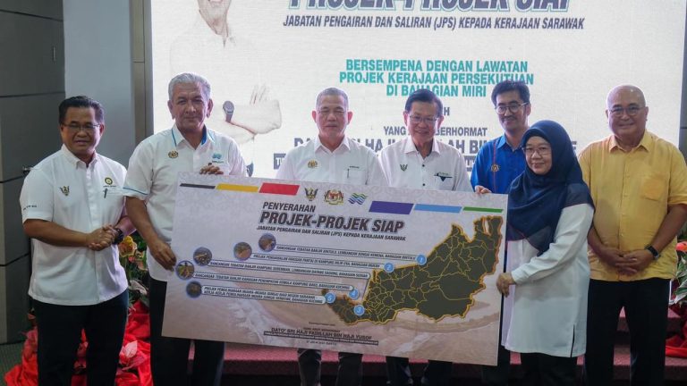 Projek RTB Banjir Sg. Miri dijangka siap Oktober 2025