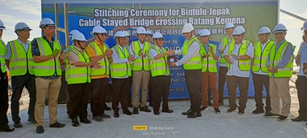Projek Jambatan Bintulu-Jepak berjalan lancar, bakal siap Feb 2025
