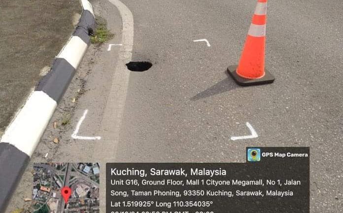 JKR diarah siasat lubang di Jalan Song