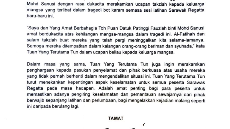 Pengiring keselamatan, pantau rapi ketika latihan regata