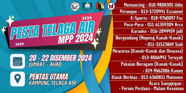 Pesta Telaga Air bermula Jumaat