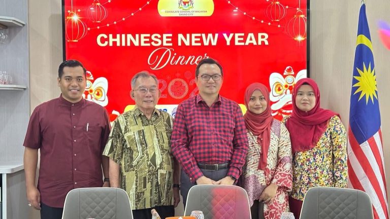 Konsul Jeneral Malaysia Davao City anjur sambutan Tahun Baharu Cina