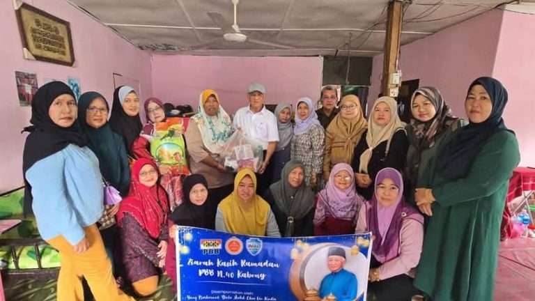 Parti PBB Kabong santuni asnaf