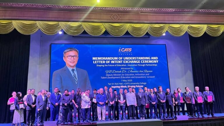 Kerjasama i-CATS, pemain industri TVET pacu inisiatif pendidikan percuma Sarawak