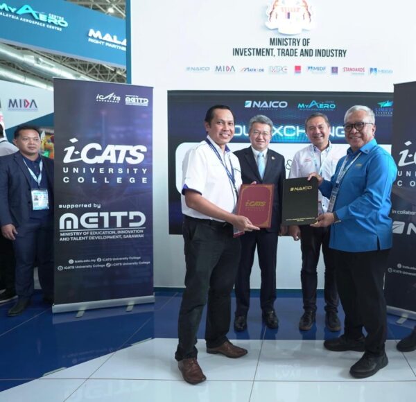 i-CATS, NAICO meterai MoU, buka peluang latihan aeroangkasa