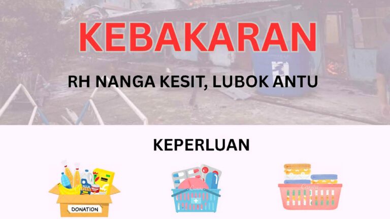 Kelab Beliawanis Betong, Kelab Belia Parti PBB Layar lancar misi bantuan mangsa kebakaran Rumah Litong, Nanga Kesit