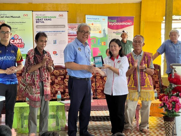 Rumah panjang tubuh sukarelawan MyChampion COMBI di Daro