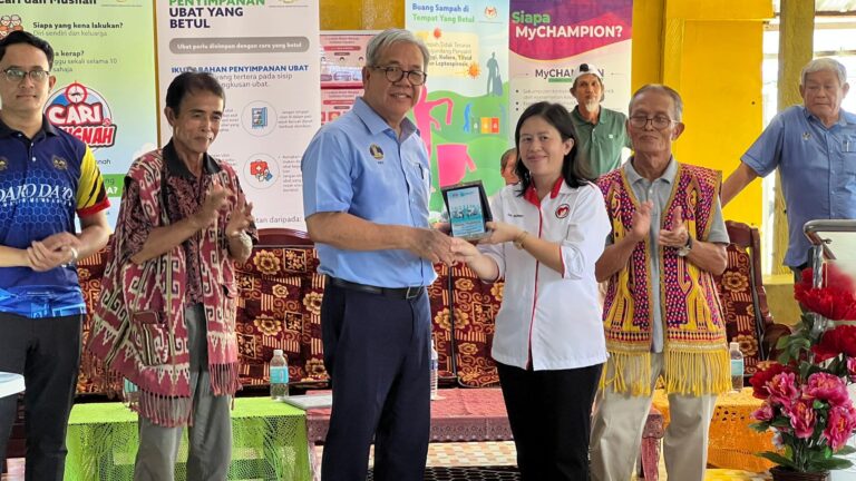 Rumah panjang tubuh sukarelawan MyChampion COMBI di Daro