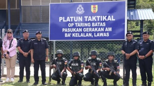 Pegawai polis Bukit Aman lawat pondok, pos kawalan di Ba’kelalan