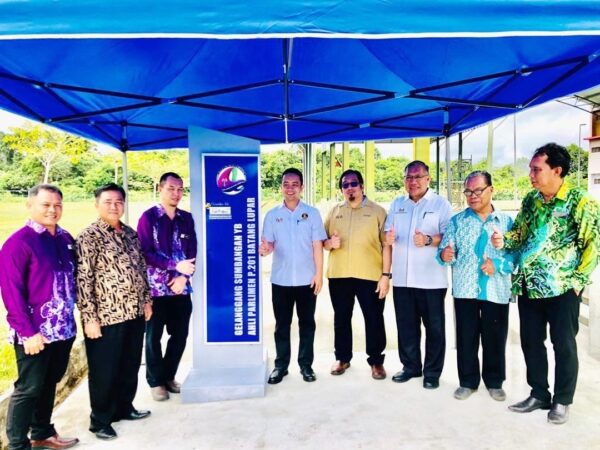 Gelanggang bola keranjang SMK Lingga siap dinaik taraf