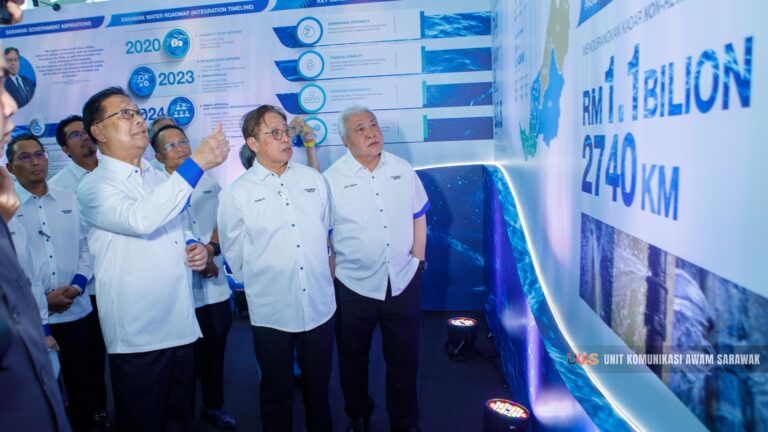 RM6 bilion projek loji rawatan air seluruh Sarawak