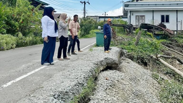 Projek pembaikan dilaksana tangani ancaman tanah susur Kampung Seberang Maludam