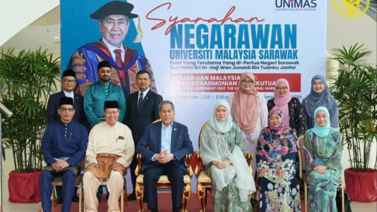 TYT penceramah utama Syarahan Negarawan 2025 anjuran UNIMAS