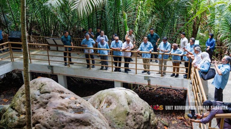 Taman Arkeologi Santubong, Pusat Wallace mercu tanda baharu Santubong