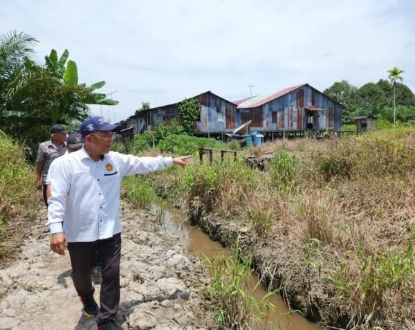 Tidak lagi guna perahu, jalan ke Rumah Augustine siap