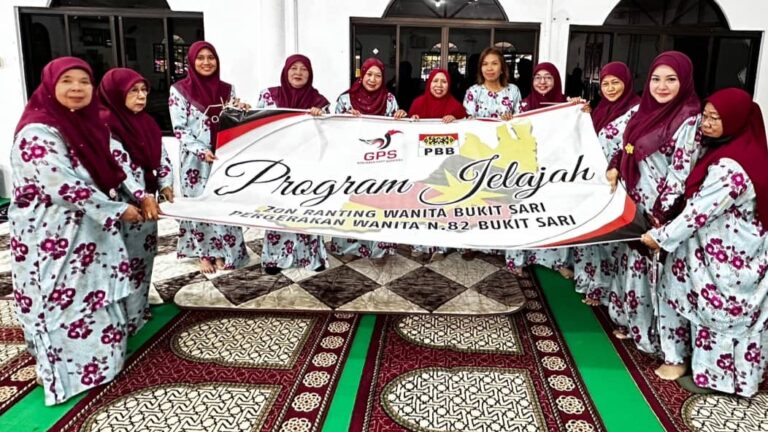 Wanita Parti PBB Bukit Sari santuni tiga ranting zon Punang