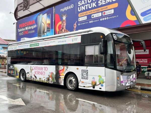 Laluan bas elektrik Kuching Metro ke Pusat Hidupan Liar Semenggoh diselaras