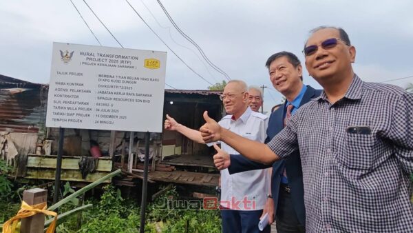 Perjalanan penduduk Kampung Kudei Dungun lebih selamat, jambatan belian siap