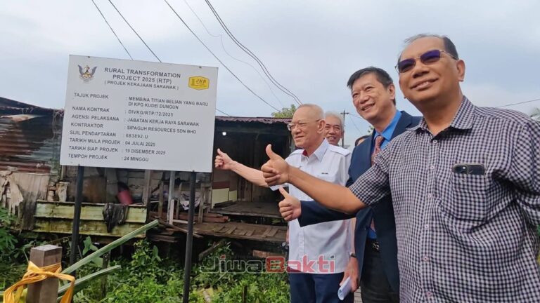 Perjalanan penduduk Kampung Kudei Dungun lebih selamat, jambatan belian siap