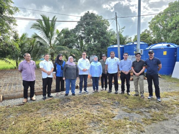 Kerajaan sediakan tangki simpanan air sementara di Kampung Sungai Mata