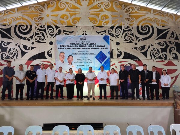 Penduduk Sungai Asap nikmati jalur lebar berkelajuan tinggi