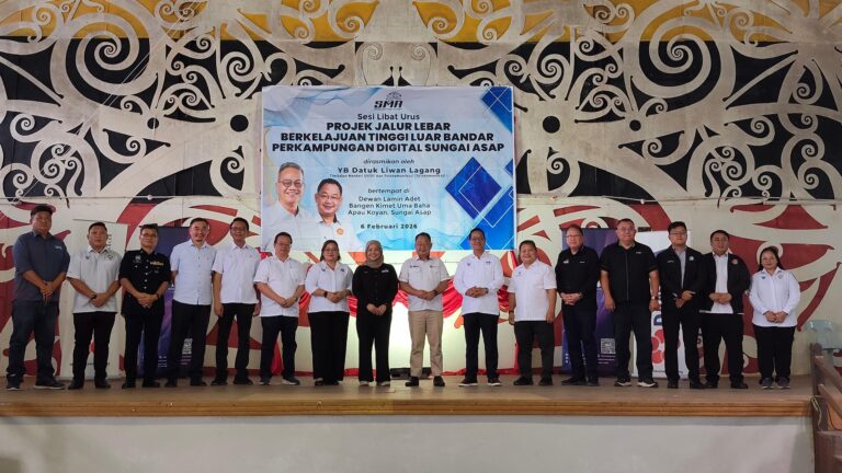 Penduduk Sungai Asap nikmati jalur lebar berkelajuan tinggi