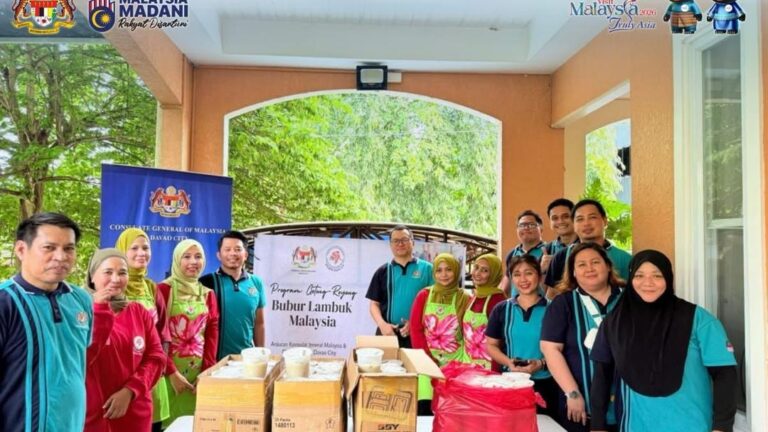 Konsulat Jeneral Malaysia di Davao City sumbang juadah berbuka puasa