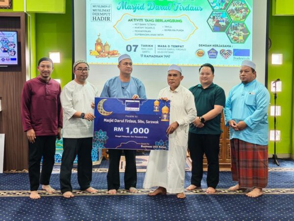 Iftar Perdana Masjid Darul Firdaus Sibu kukuhkan ukhuwah Ramadan