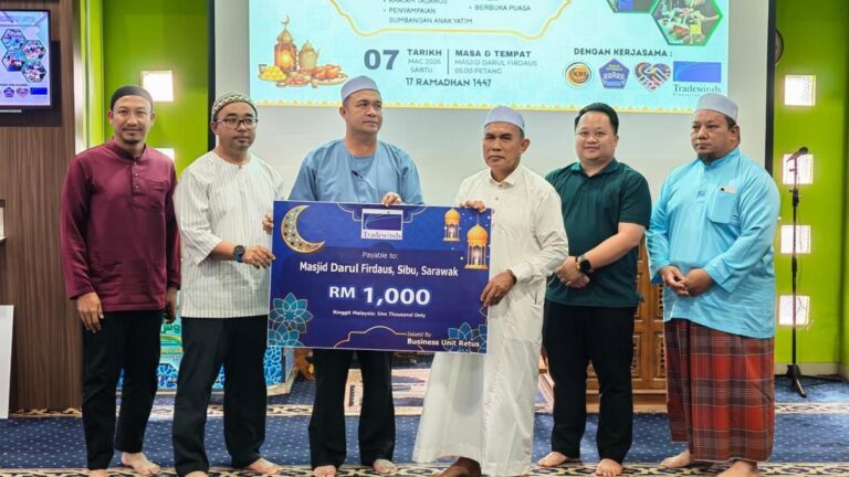 Iftar Perdana Masjid Darul Firdaus Sibu kukuhkan ukhuwah Ramadan