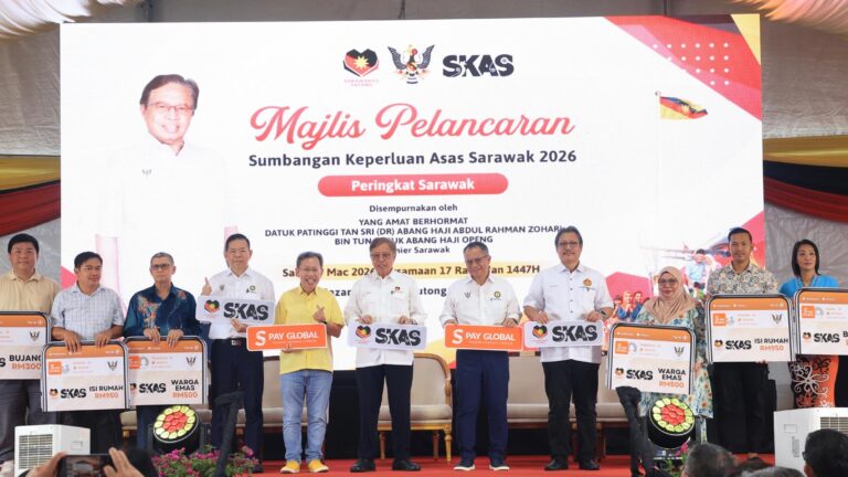 Bantuan SKAS 2026 dilancar, Kerajaan Sarawak peruntukkan RM640 juta