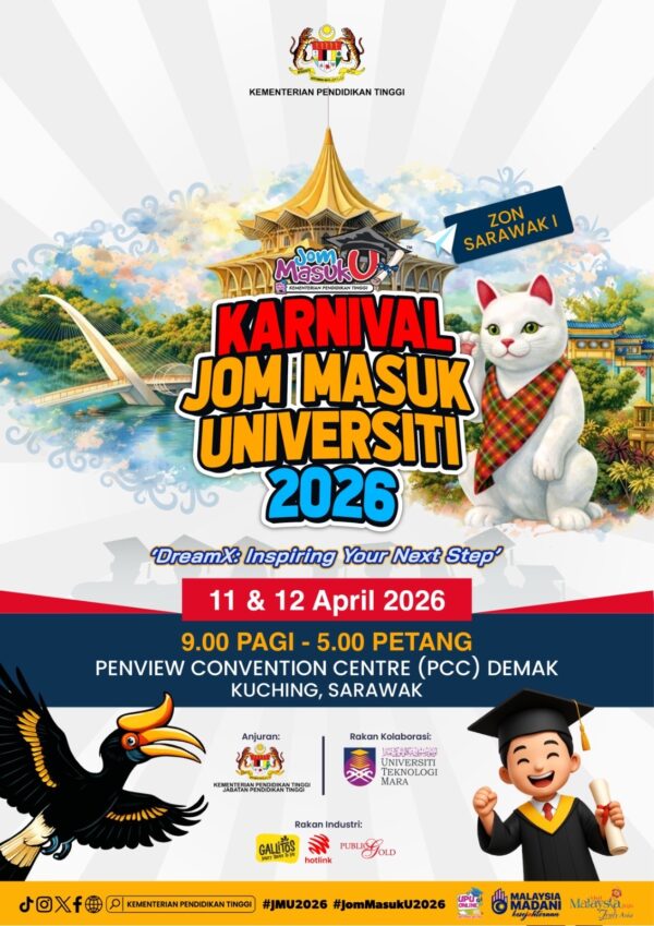Karnival Jom Masuk U Zon Sarawak promosi peluang pendidikan tinggi