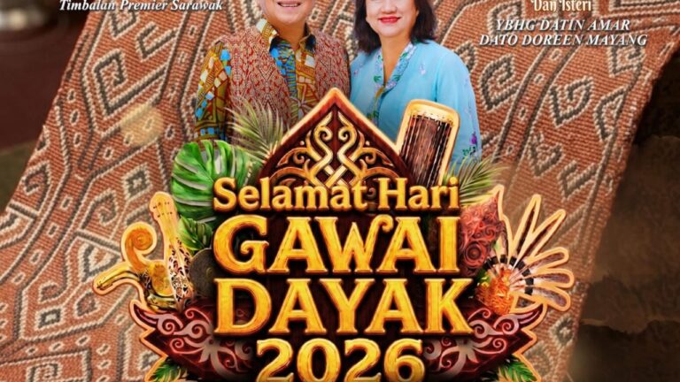 Gawai Dayak cerminkan keharmonian masyarakat majmuk Sarawak