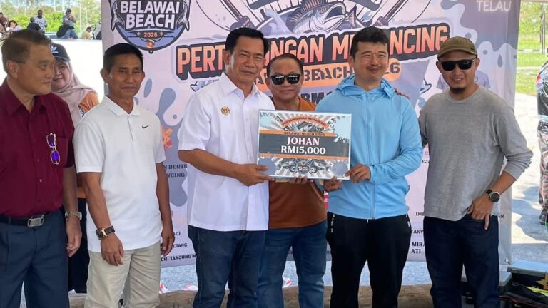 Pertandingan memancing bantu promosikan Belawai destinasi pelancongan rekreasi