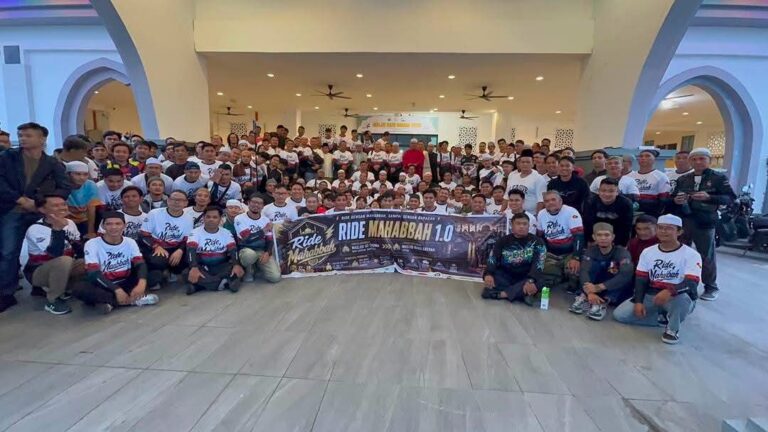 Ride Mahabbah himpun peminat aktiviti permotoran sekitar Bintulu