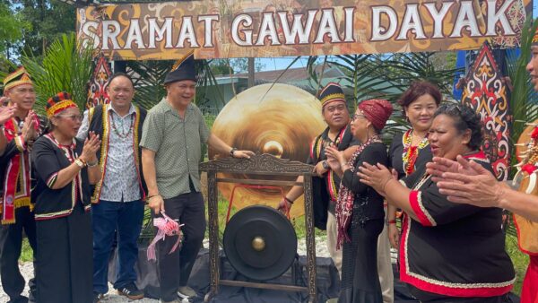 Peruntukan RM30,000 dilulus, replika gong Kampung Quop Dayak dinaik taraf