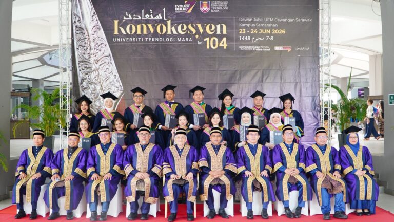 1,078 graduan UiTM Cawangan Sarawak terima ijazah, diploma
