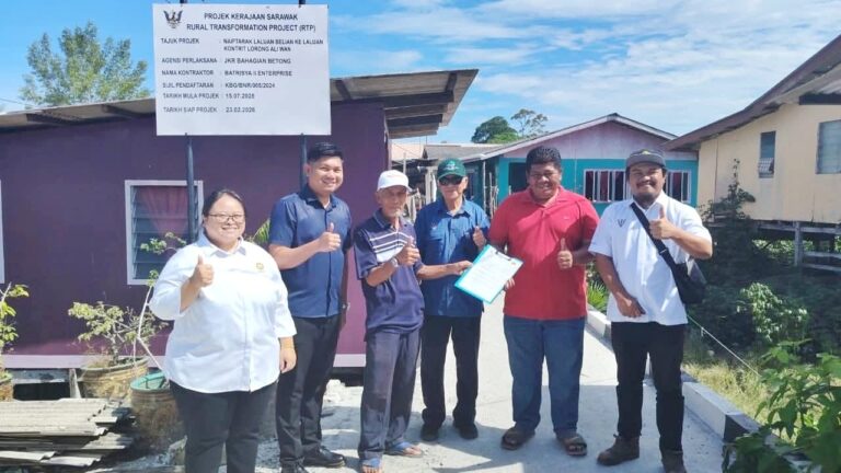 Empat projek RTP diserah pada penduduk DUN Kabong