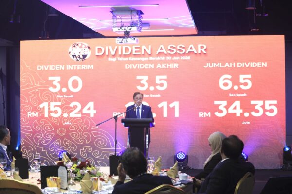 ASSAR agih dividen 6.5 sen seunit