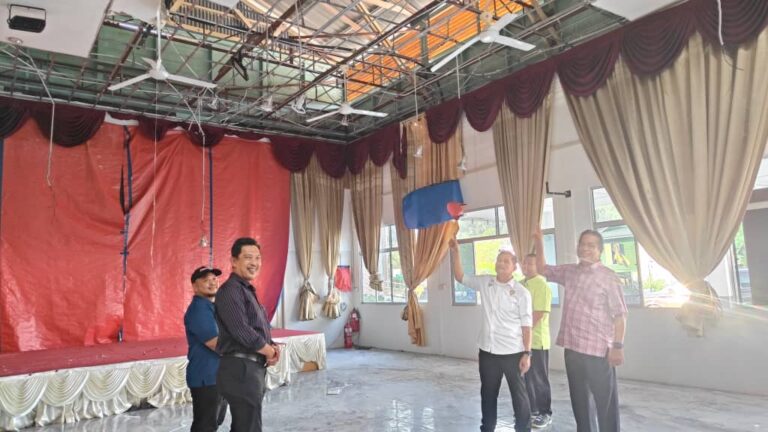 Harta benda awam rosak susulan ribut sedang dinilai