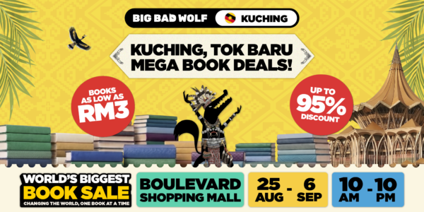 Big Bad Wolf Books kembali ke Kuching, pelbagai hadiah menarik ditawarkan