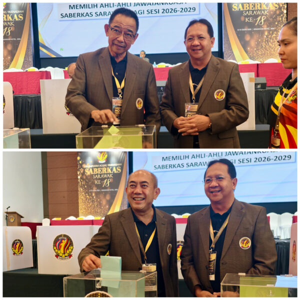 Abdul Karim kekal Presiden SABERKAS, Gerald Rentap Timbalan, Dr Safiee Setiausaha Agung