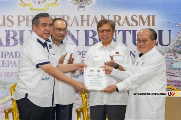 Pelabuhan Bintulu rasmi jadi milik Sarawak